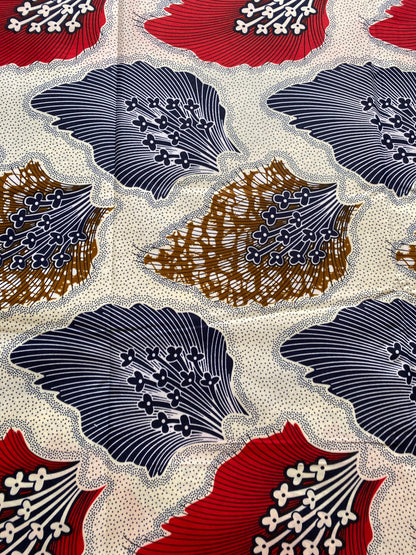 Polycotton African Fabric 6 Yards Soft Ankara Wax Print Material