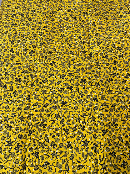 Polycotton African Fabric 6 Yards Soft Ankara Wax Print Material