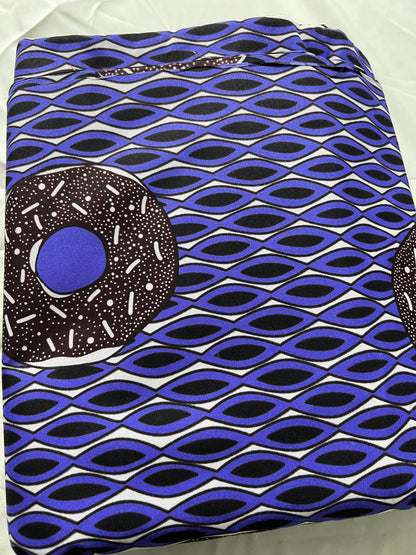 Polycotton African Fabric 6 Yards Soft Ankara Wax Print Material
