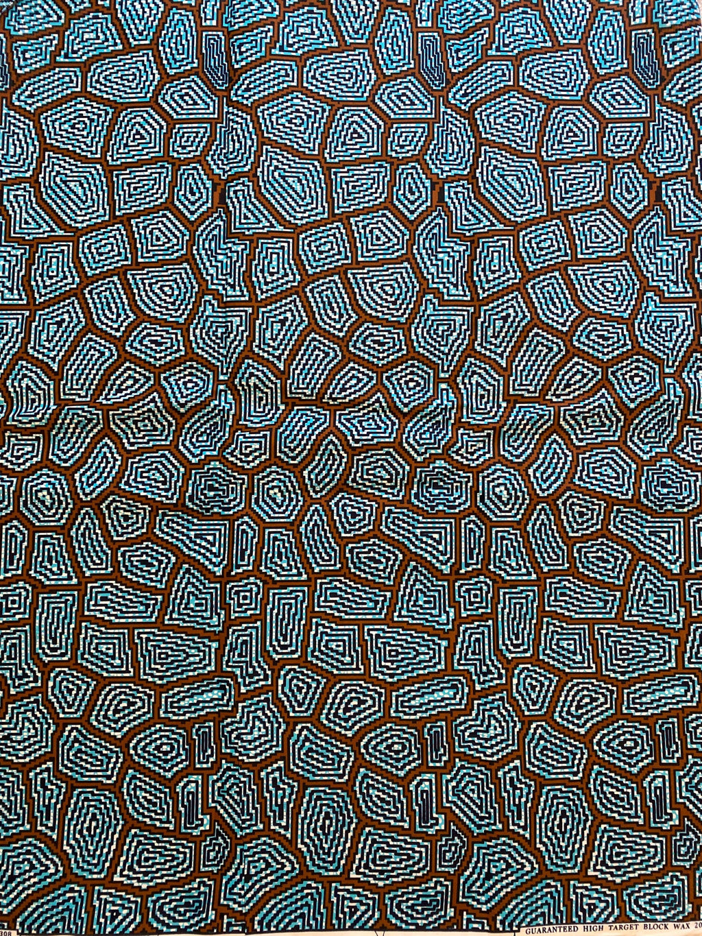 Polycotton African Fabric 6 Yards Soft Ankara Wax Print Material