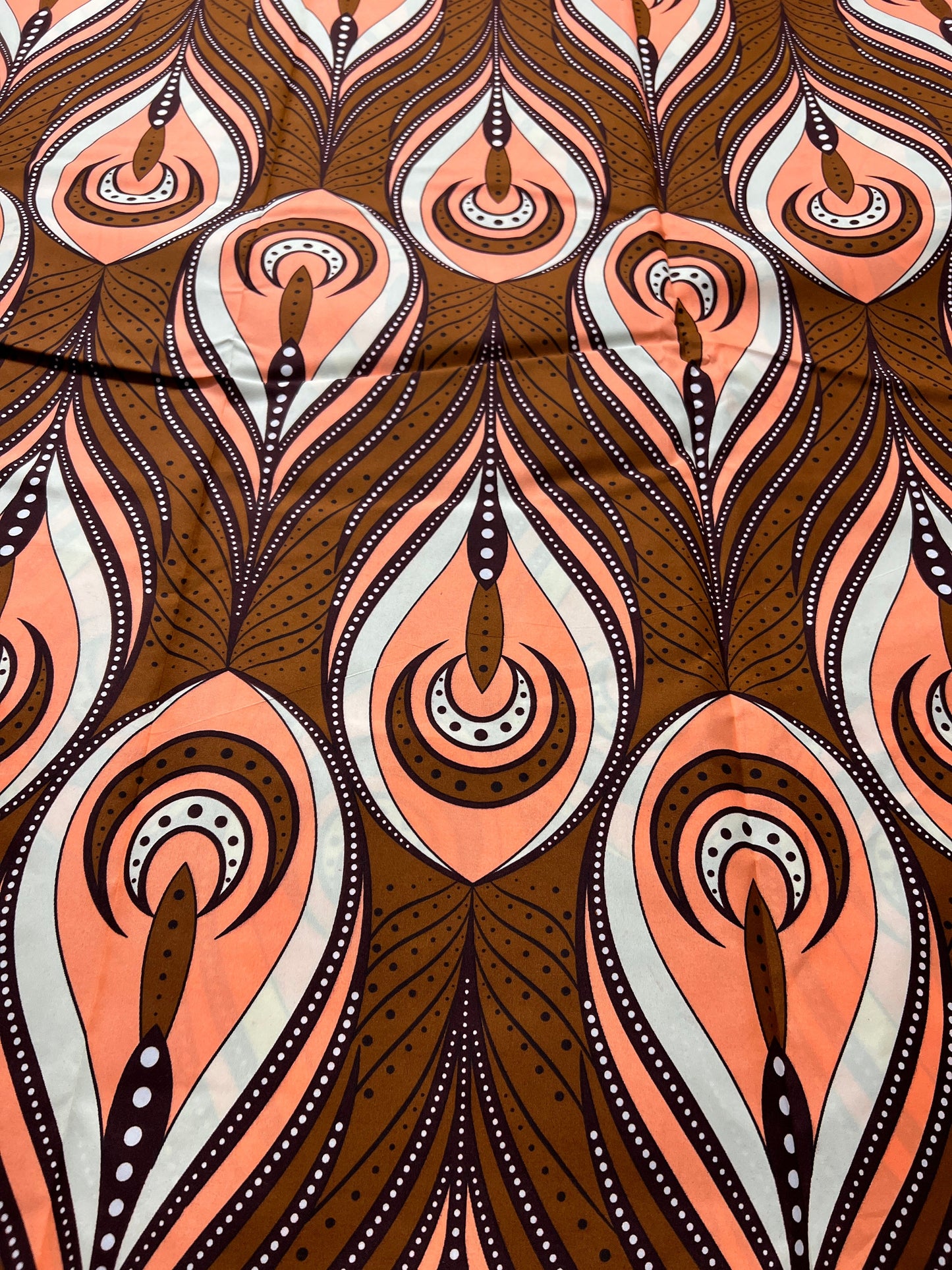 Polycotton African Fabric 6 Yards Soft Ankara Wax Print Material