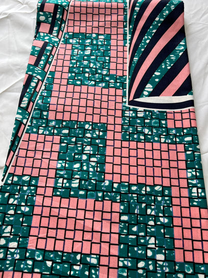 Polycotton African Fabric 6 Yards Soft Ankara Wax Print Material