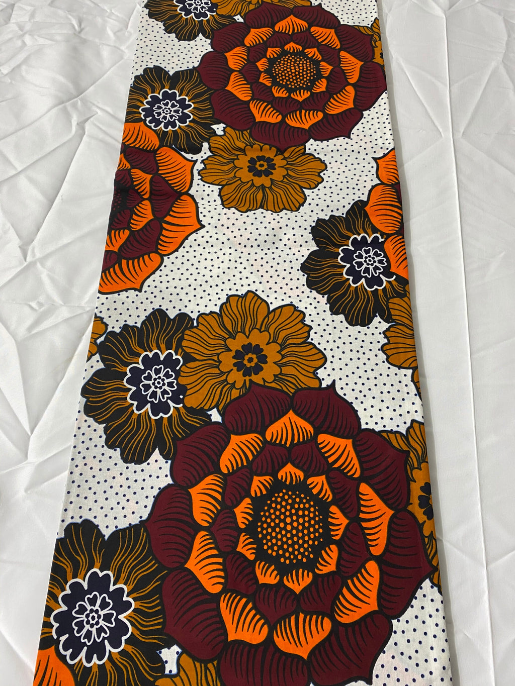 6 Yards 100% Cotton Ankara Wax Print Fabric African Print for Dressmaking, Quilting & Home Décor