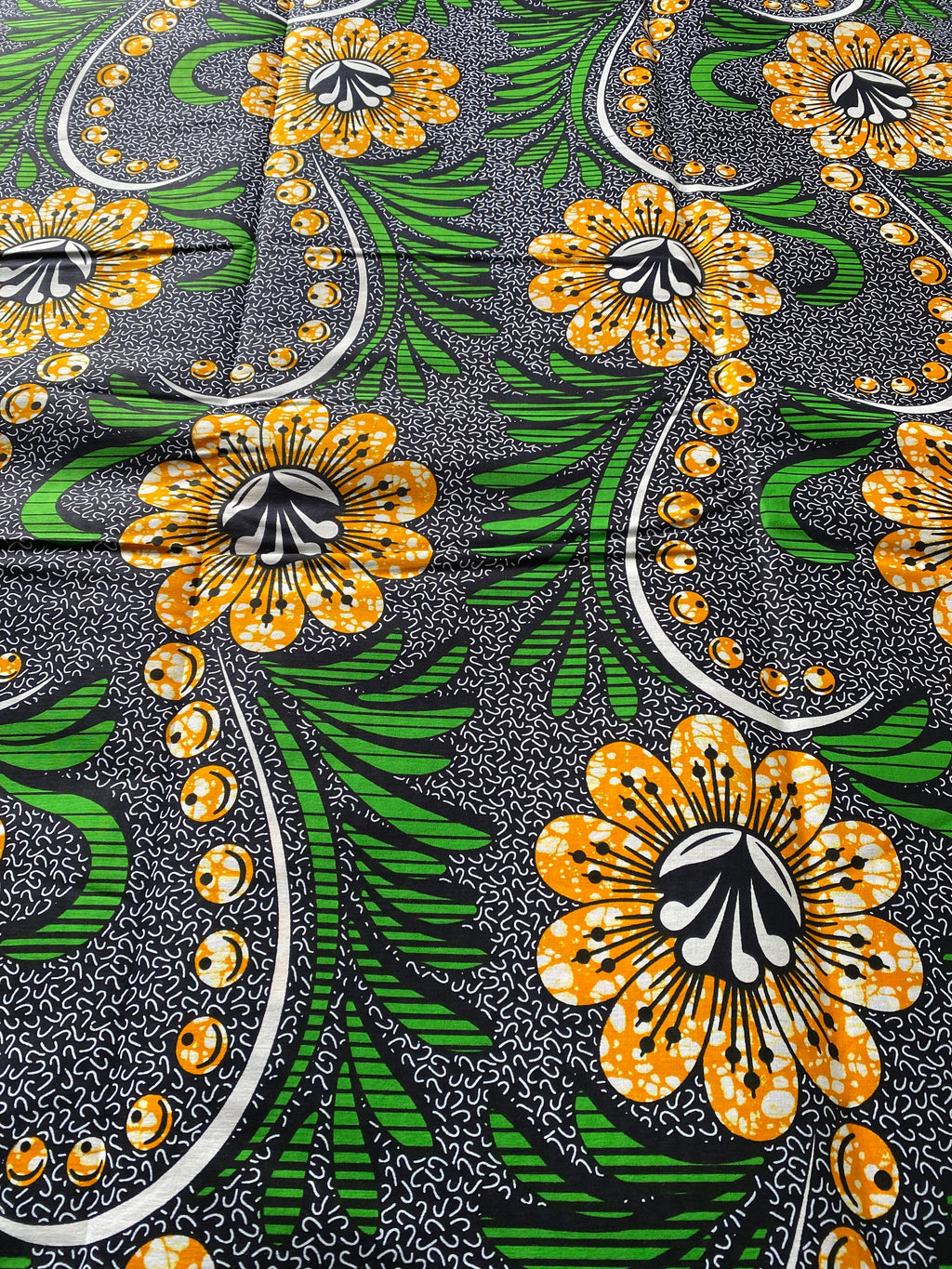 6 Yards 100% Cotton Ankara Wax Print Fabric African Print for Dressmaking, Quilting & Home Décor