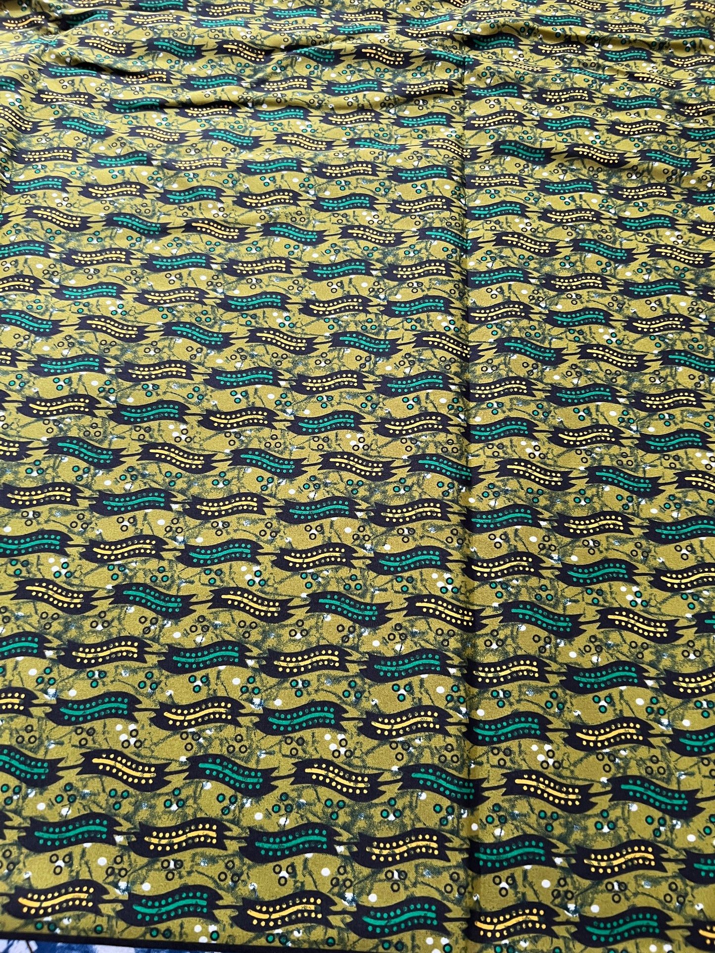 Polycotton African Fabric 6 Yards Soft Ankara Wax Print Material