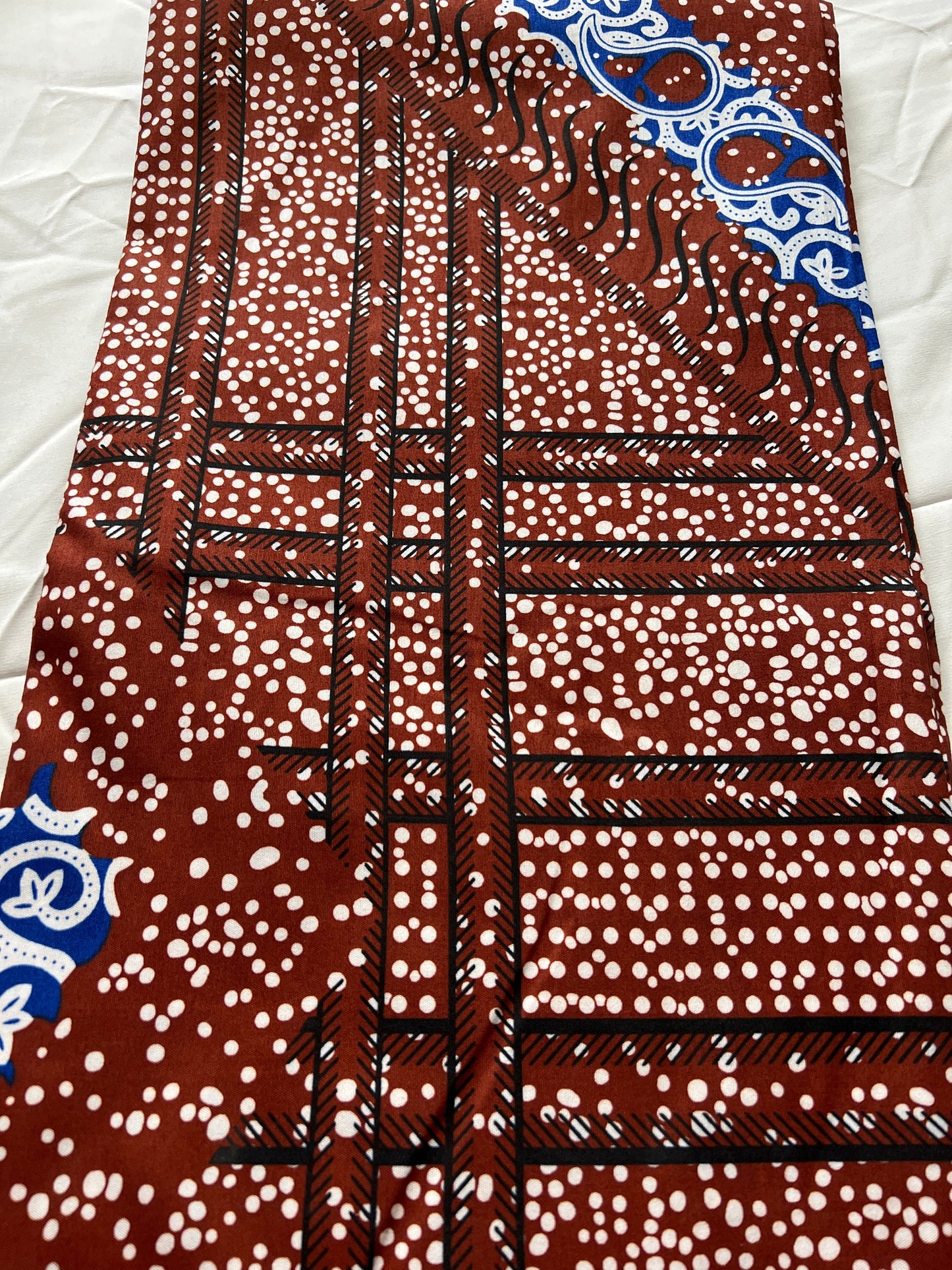 Polycotton African Fabric 6 Yards Soft Ankara Wax Print Material