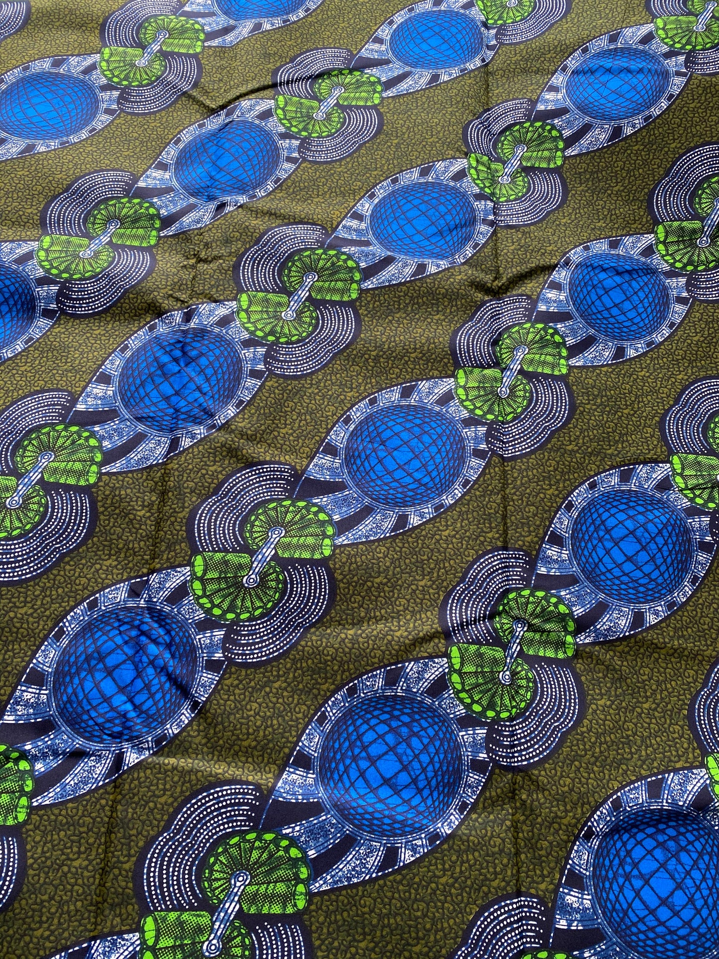 Polycotton African Fabric 6 Yards Soft Ankara Wax Print Material