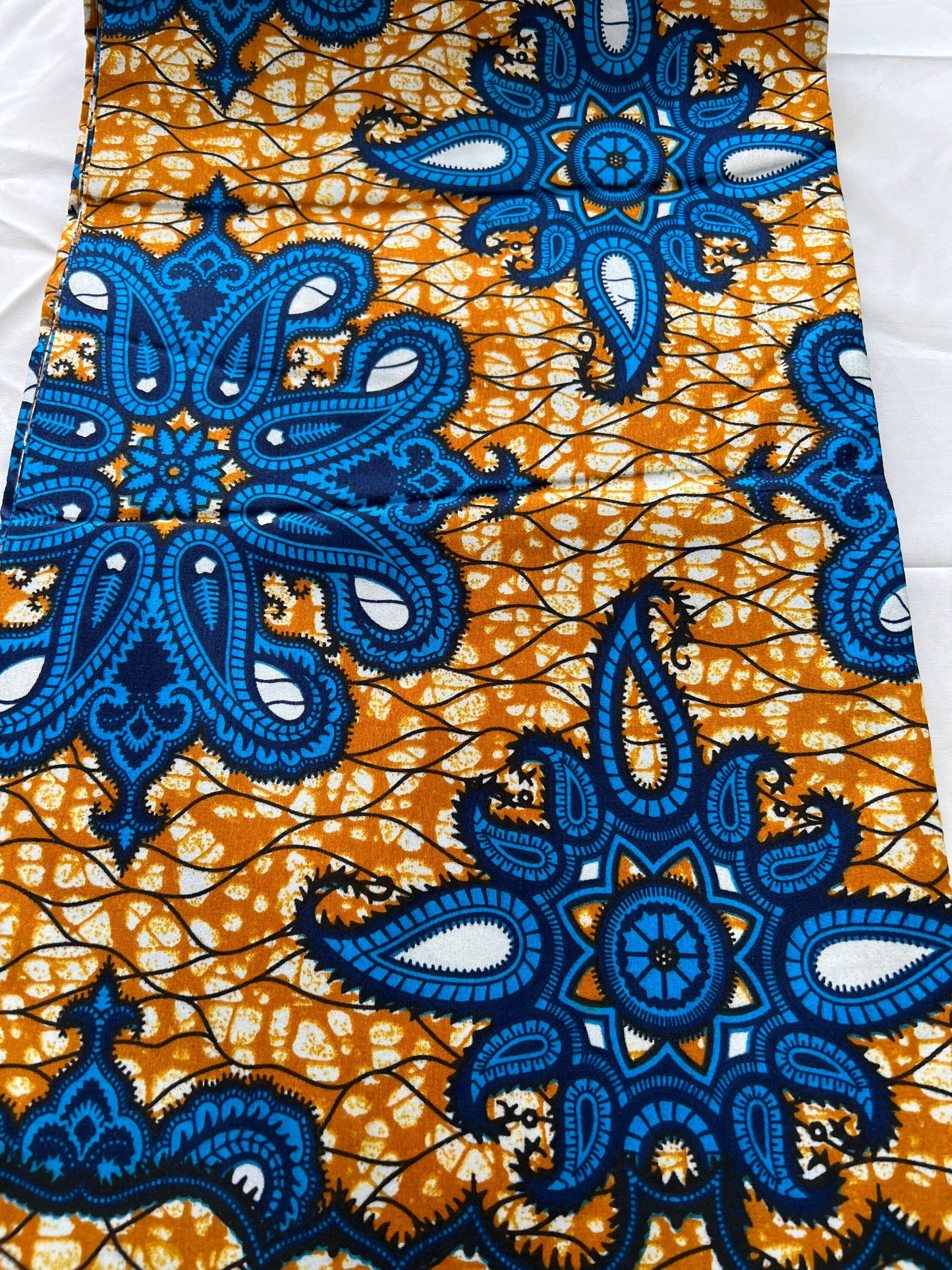 Polycotton African Fabric 6 Yards Soft Ankara Wax Print Material