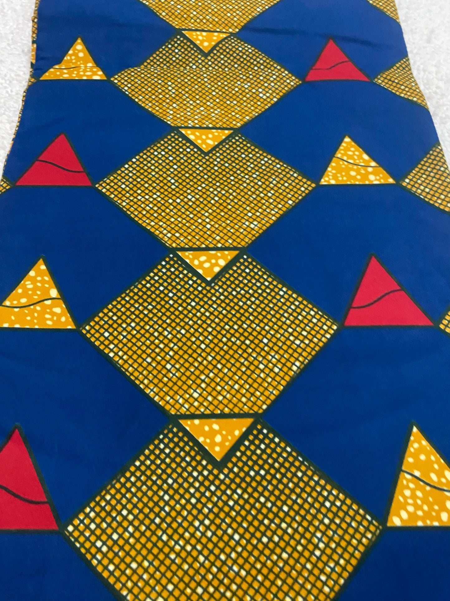 Polycotton African Fabric 6 Yards Soft Ankara Wax Print Material