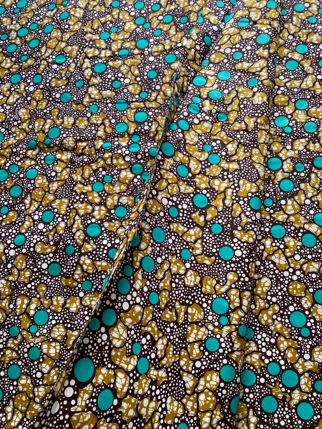 Polycotton African Fabric 6 Yards Soft Ankara Wax Print Material