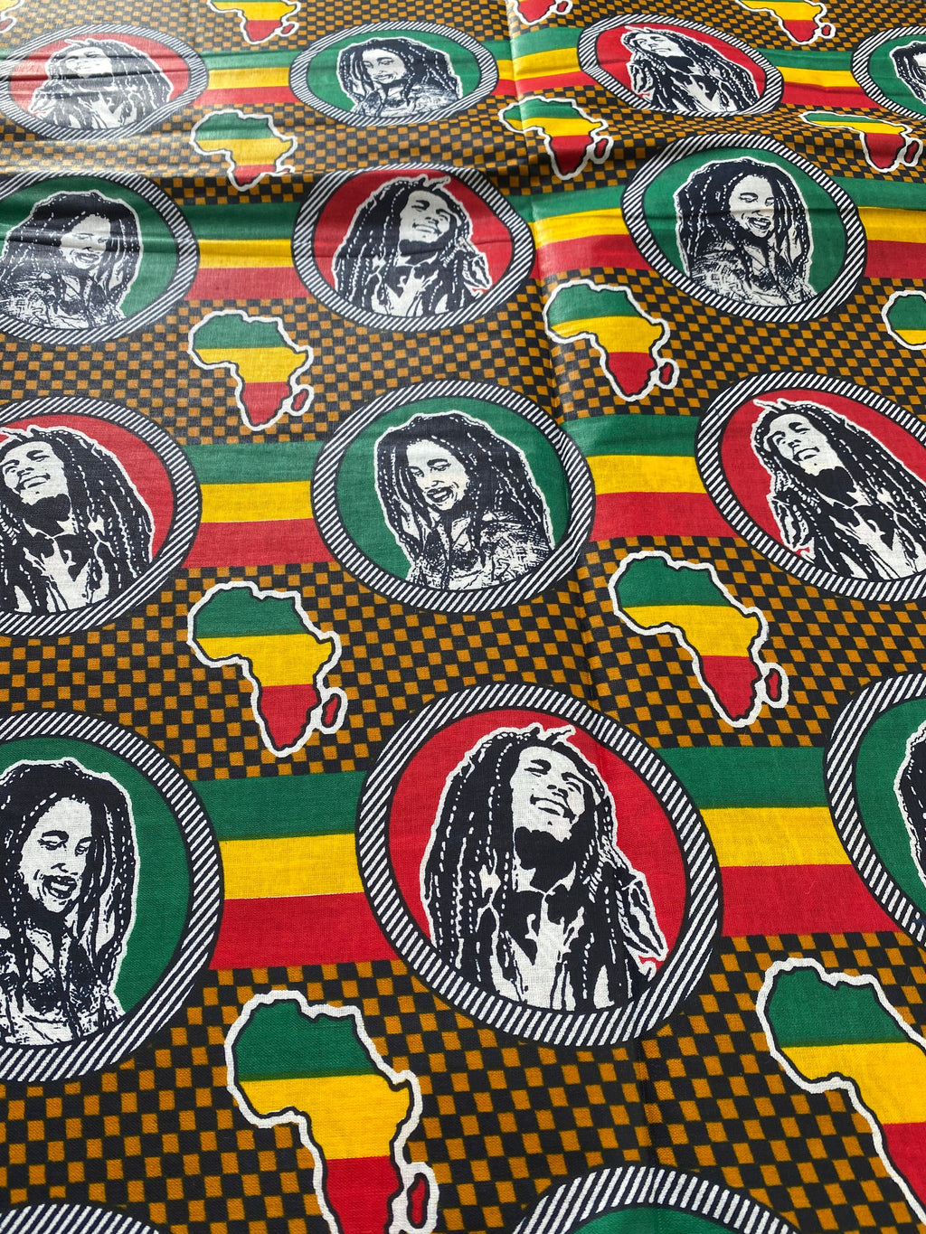 Mud Print Fabric 6 Yards African Tribal Wax Print Cloth