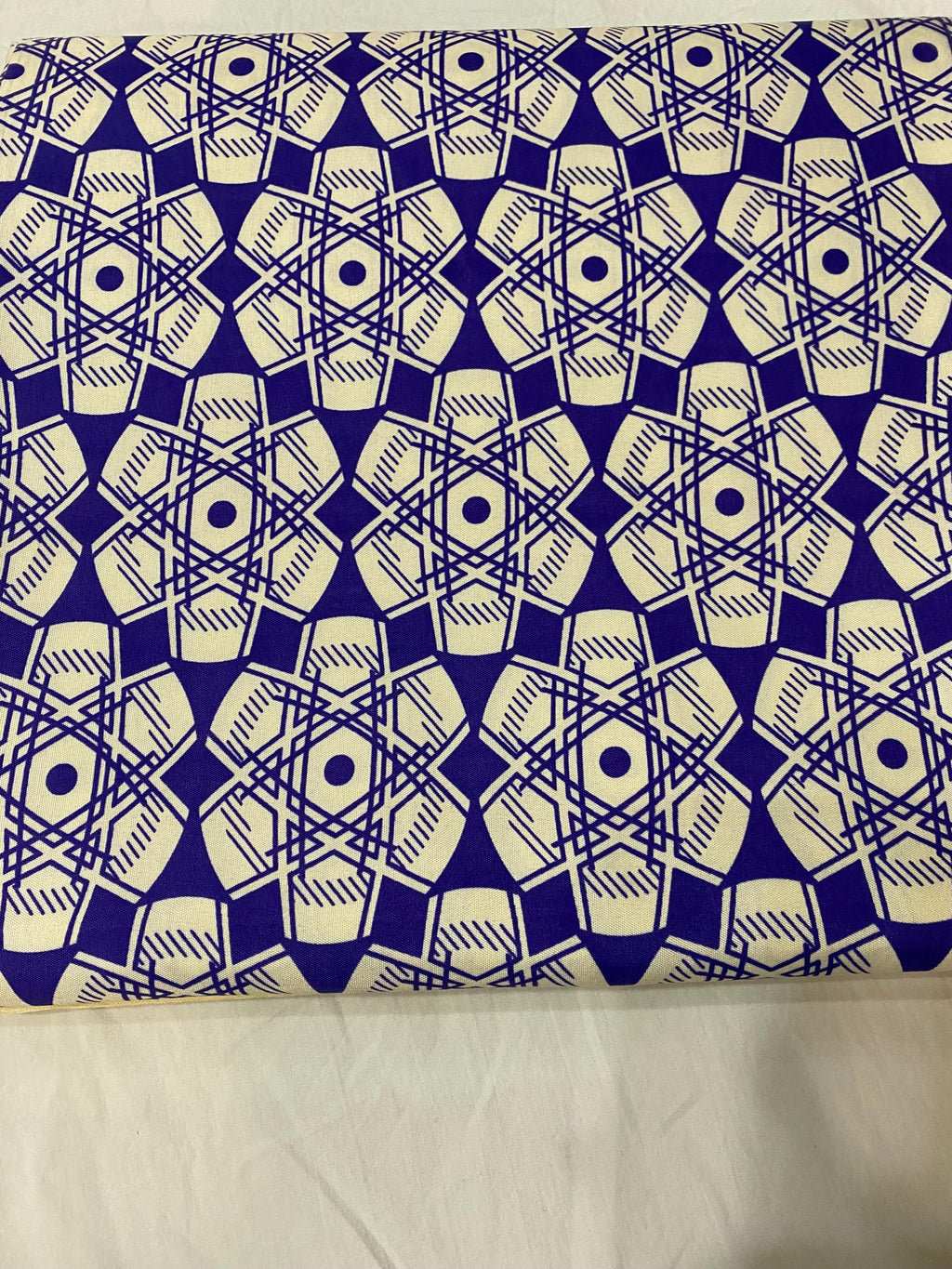 Colorful Ankara Fabric: Soft Polycotton African Print, 6 Yards