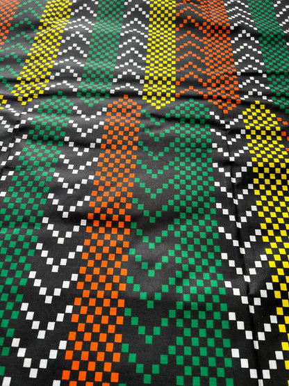 Polycotton African Fabric 6 Yards Soft Ankara Wax Print Material