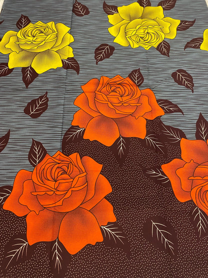 Polycotton African Fabric 6 Yards Soft Ankara Wax Print Material