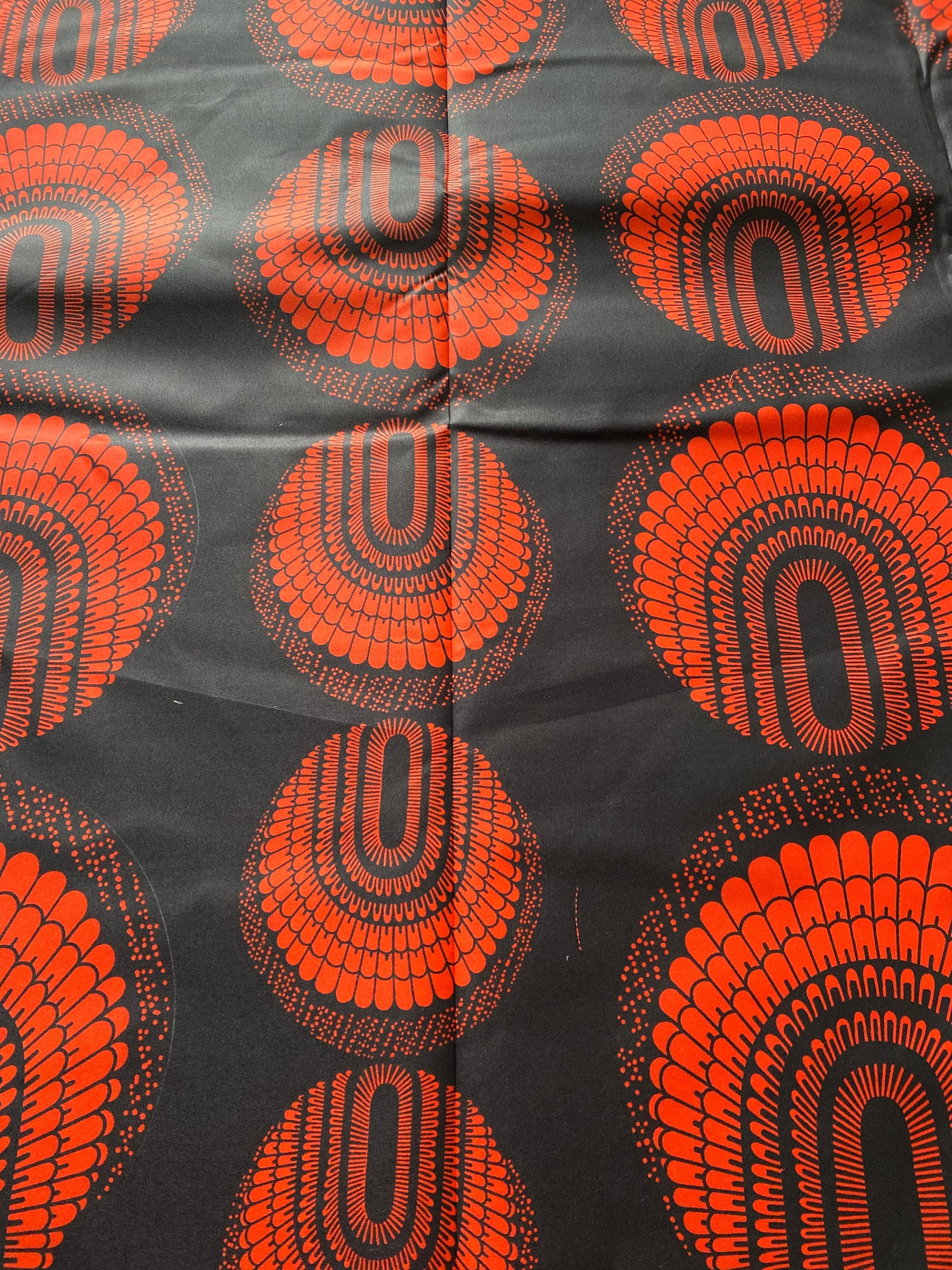 Polycotton African Fabric 6 Yards Soft Ankara Wax Print Material
