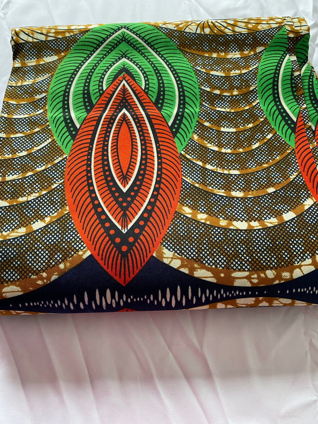Polycotton African Fabric 6 Yards Soft Ankara Wax Print Material