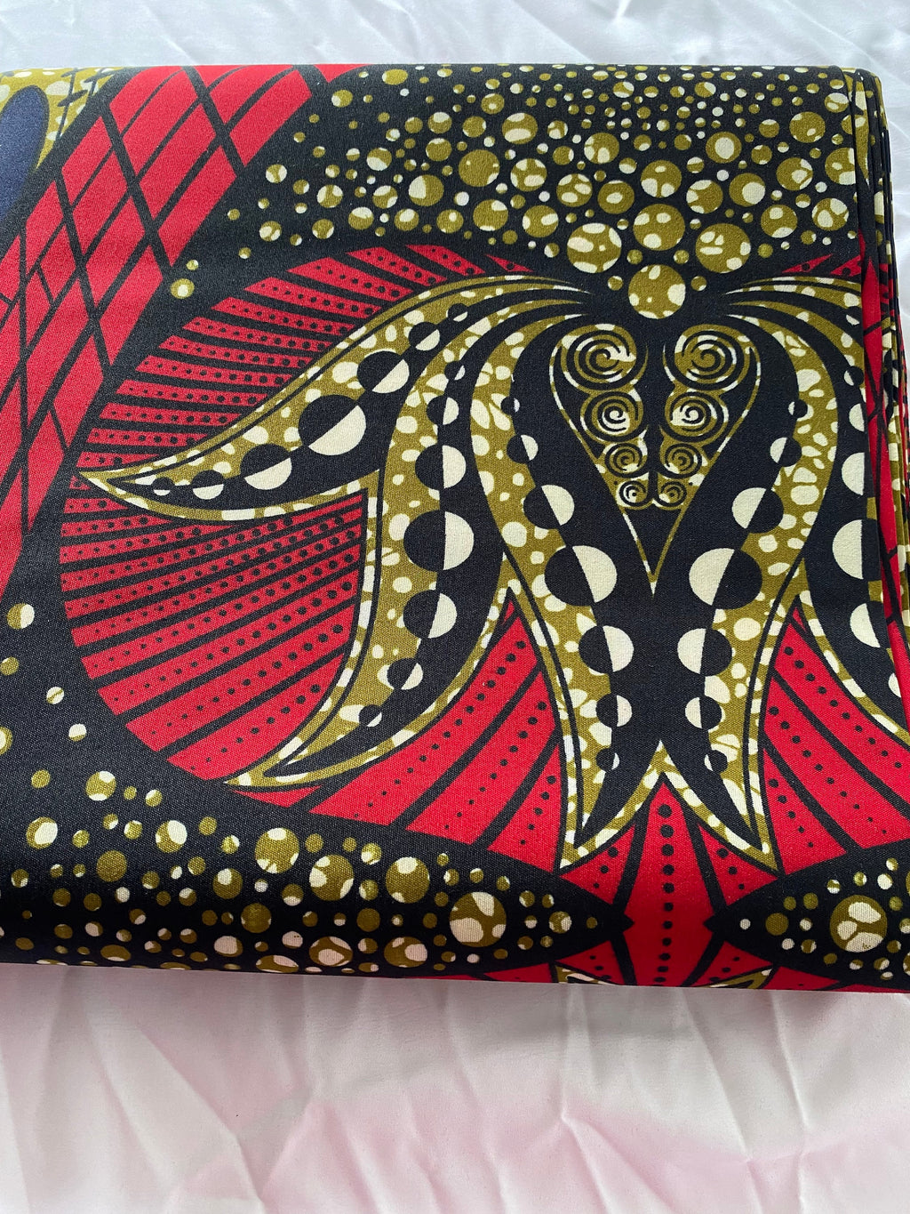 Polycotton African Fabric 6 Yards Soft Ankara Wax Print Material