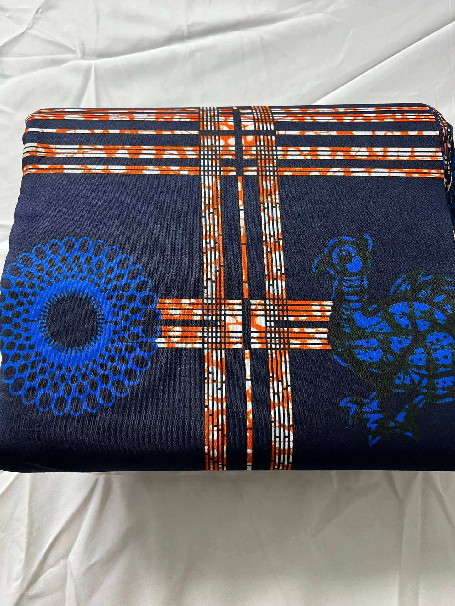 Polycotton African Fabric 6 Yards Soft Ankara Wax Print Material