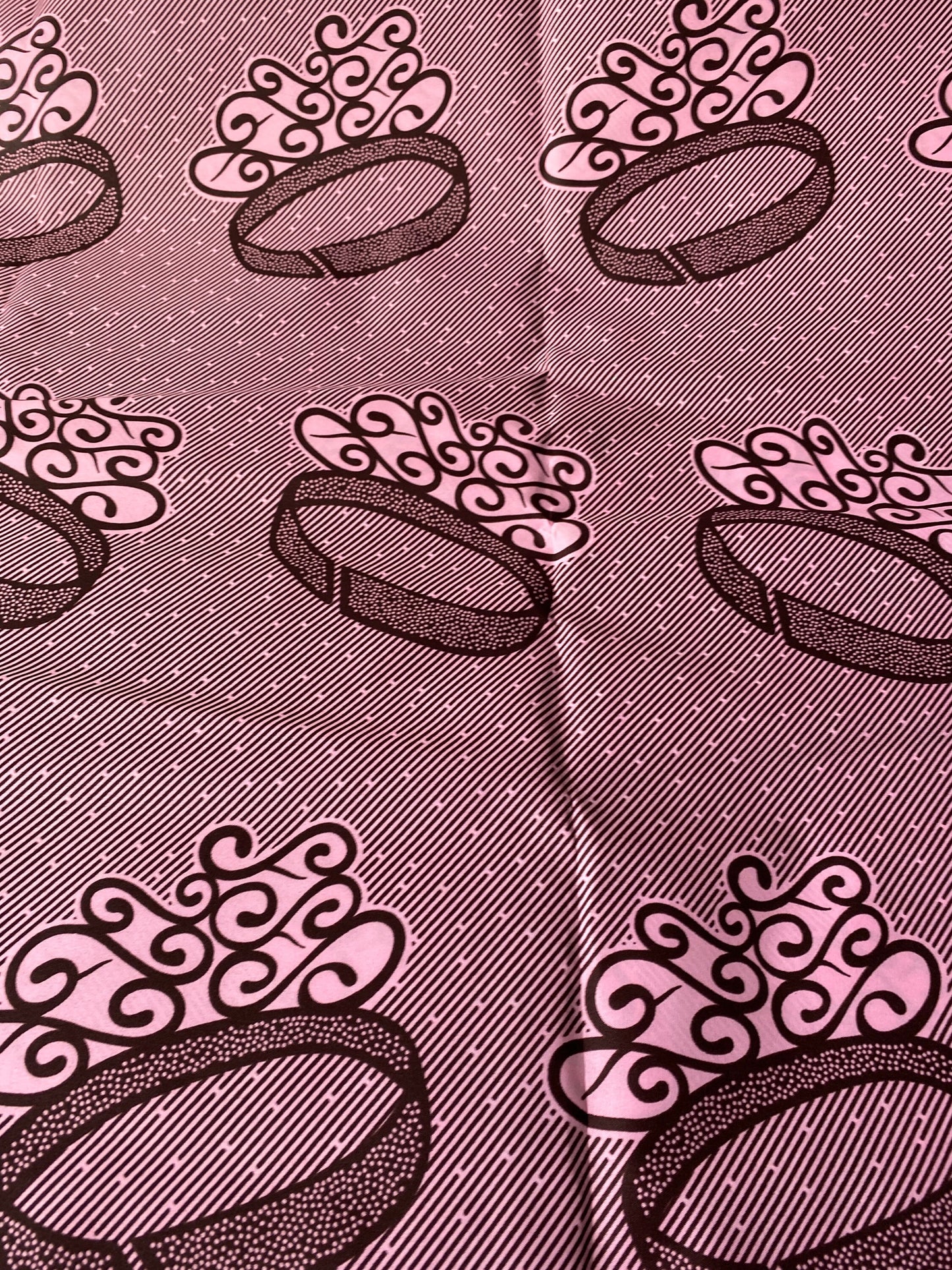 Polycotton African Fabric 6 Yards Soft Ankara Wax Print Material