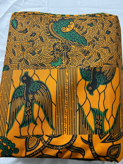 Polycotton African Fabric 6 Yards Soft Ankara Wax Print Material