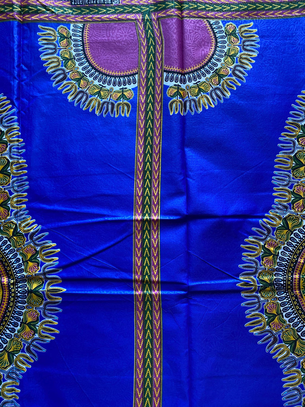 Dashiki African Wax Print – 100% Cotton Ankara Fabric, 6 Yards