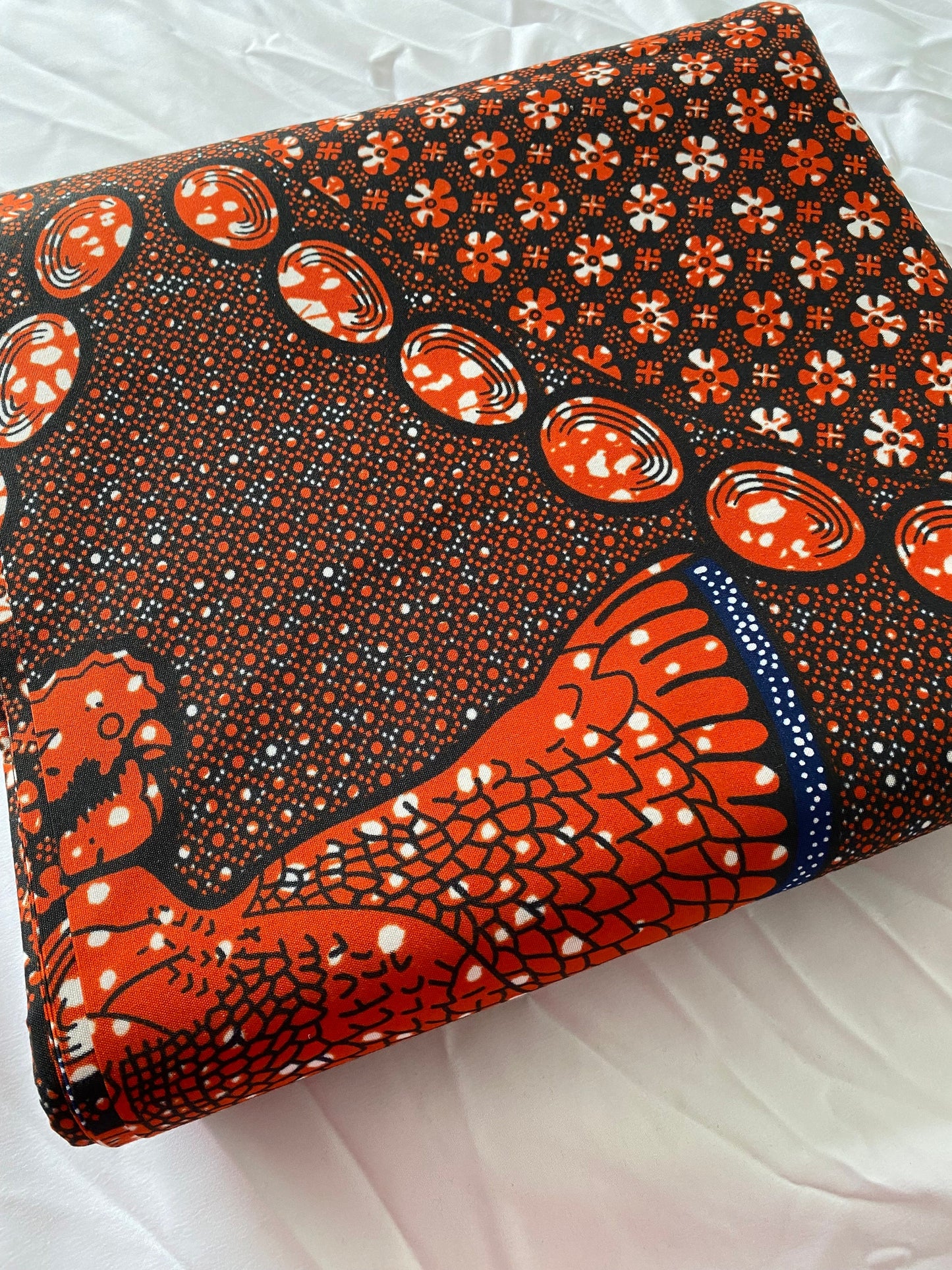 Polycotton African Fabric 6 Yards Soft Ankara Wax Print Material