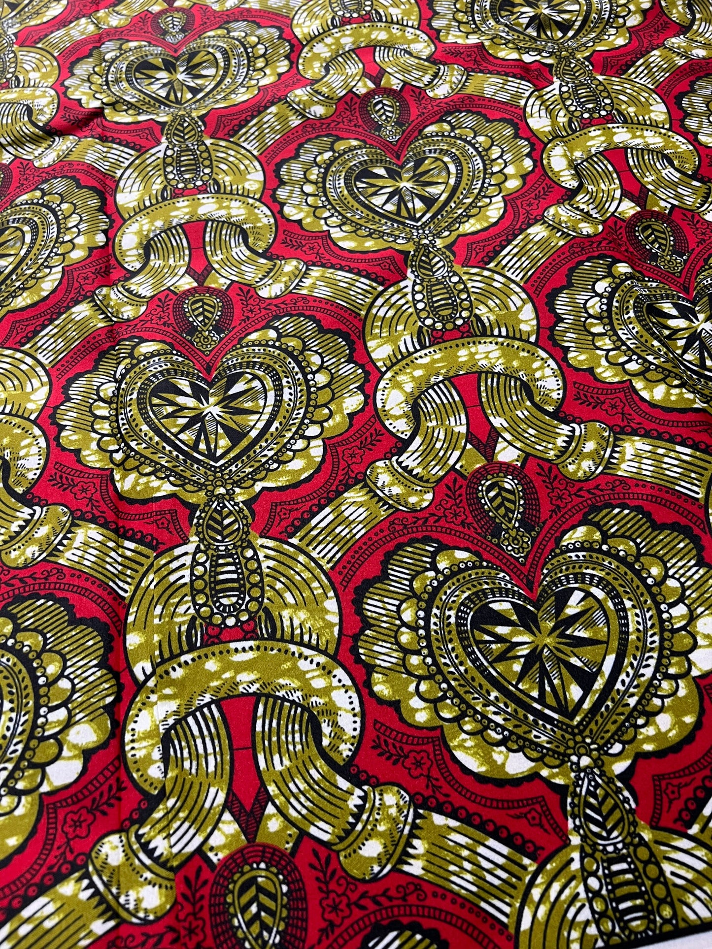 Polycotton African Fabric 6 Yards Soft Ankara Wax Print Material