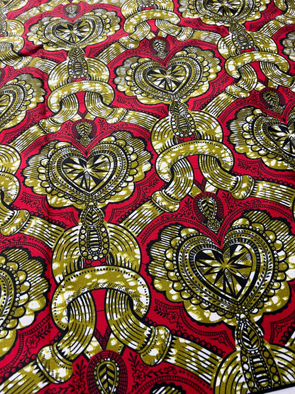 Polycotton African Fabric 6 Yards Soft Ankara Wax Print Material