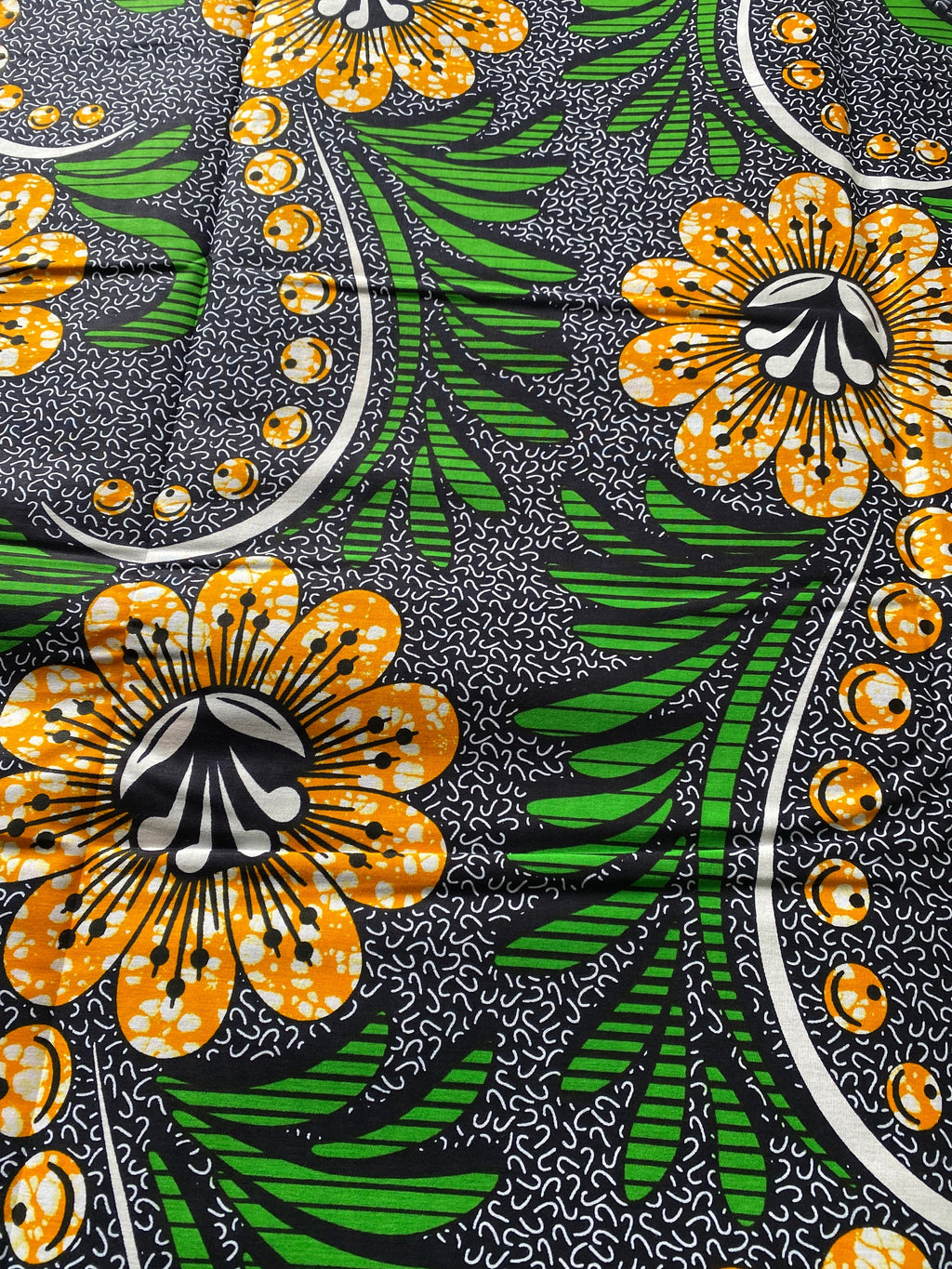 6 Yards 100% Cotton Ankara Wax Print Fabric African Print for Dressmaking, Quilting & Home Décor
