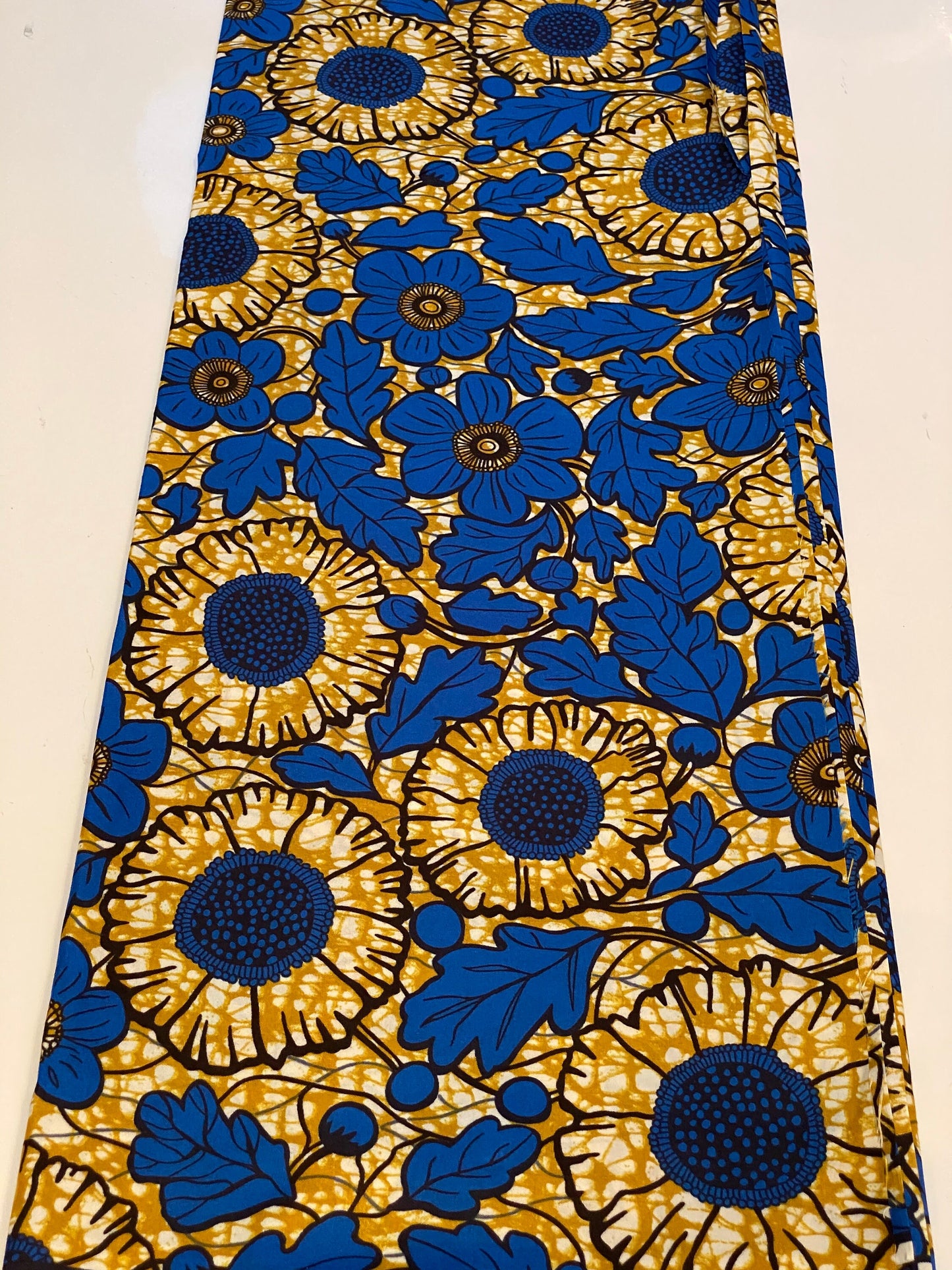 Polycotton African Fabric 6 Yards Soft Ankara Wax Print Material