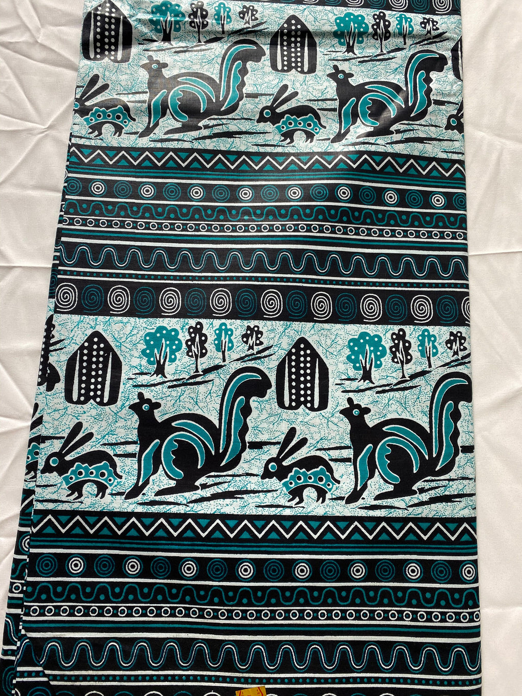 Mud Print Fabric 6 Yards African Tribal Wax Print Cloth