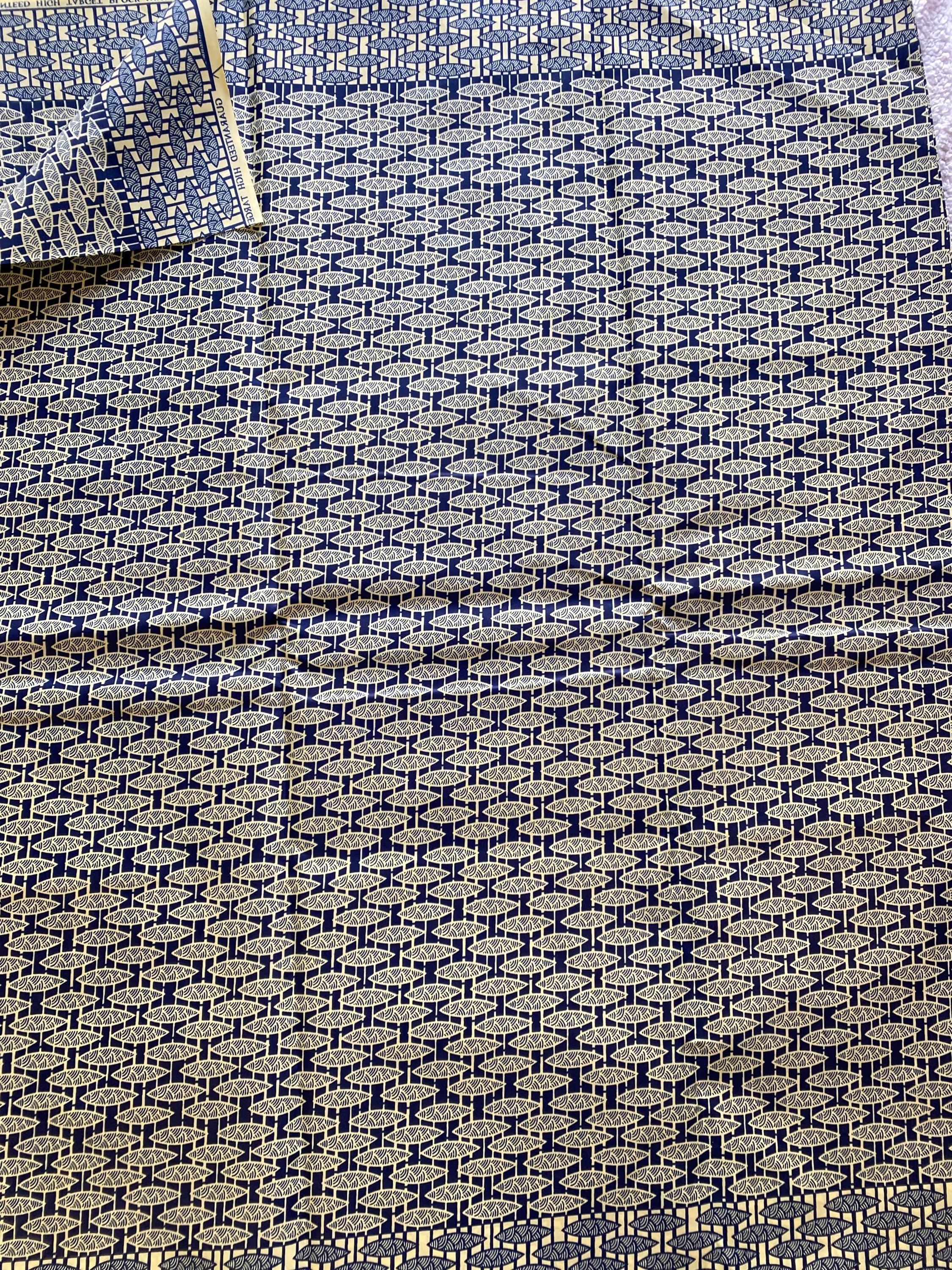 Polycotton African Fabric 6 Yards Soft Ankara Wax Print Material