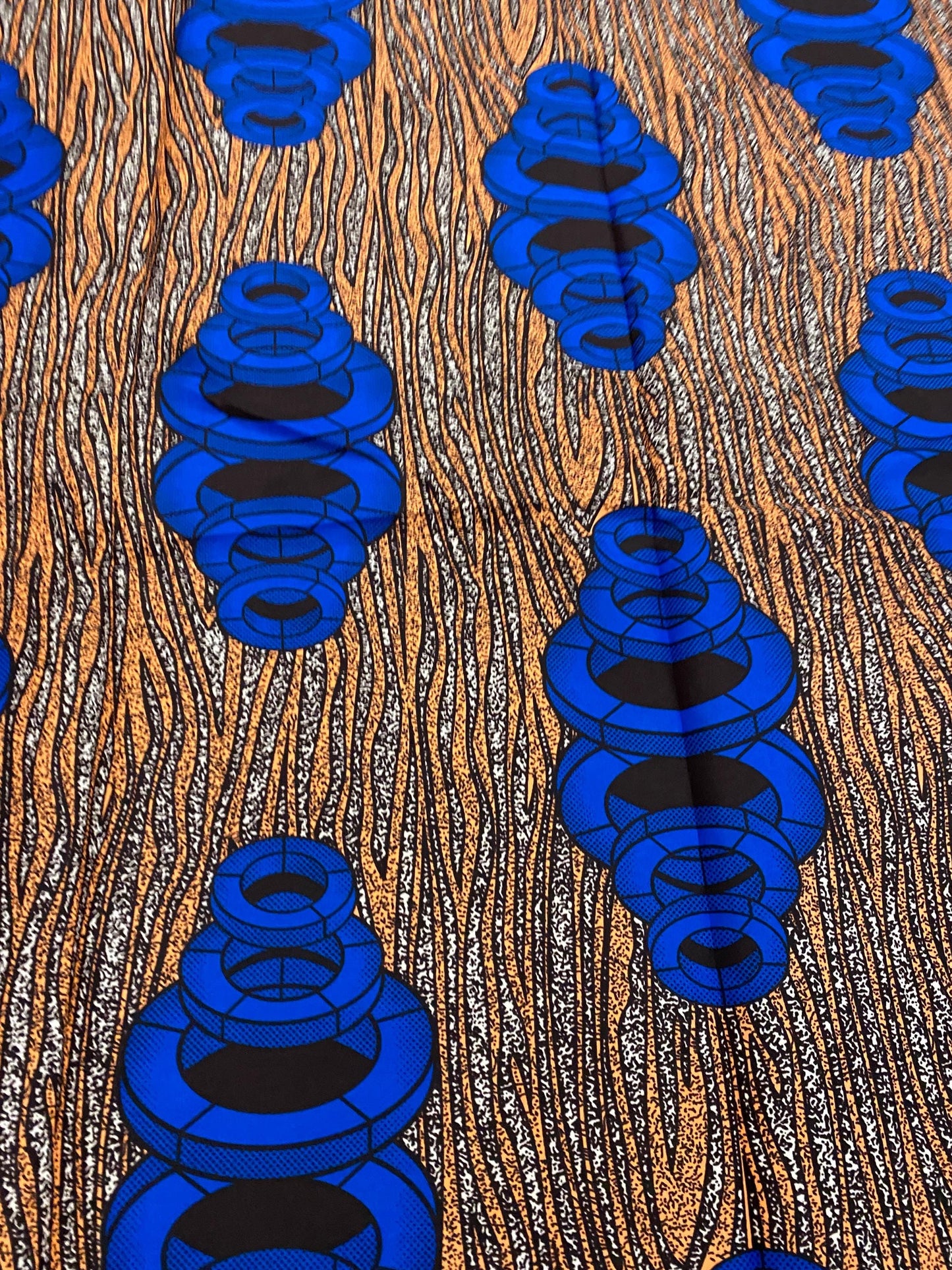 Polycotton African Fabric 6 Yards Soft Ankara Wax Print Material