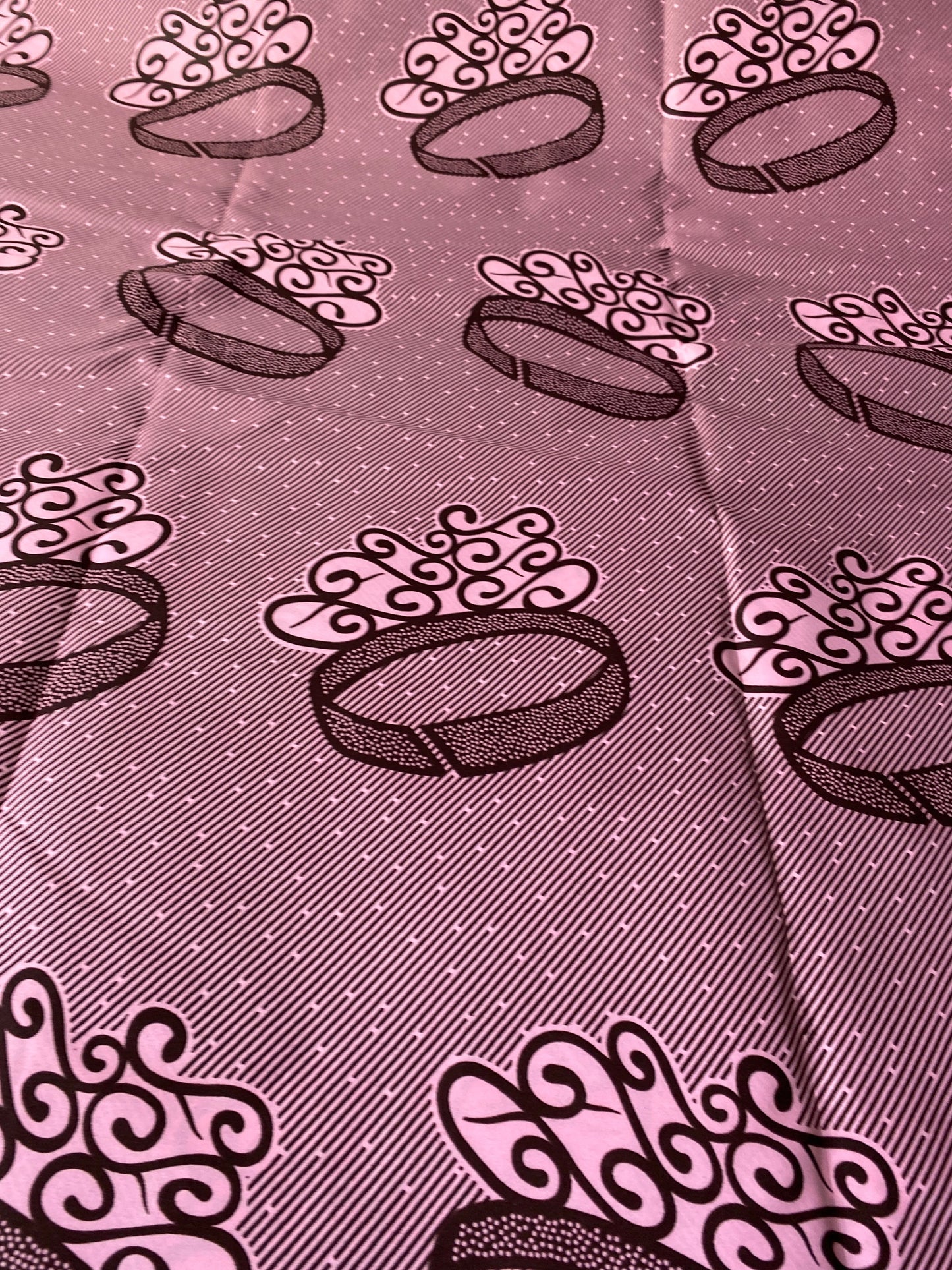 Polycotton African Fabric 6 Yards Soft Ankara Wax Print Material