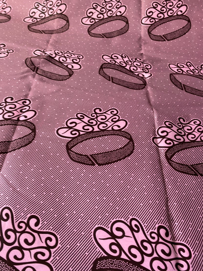 Polycotton African Fabric 6 Yards Soft Ankara Wax Print Material