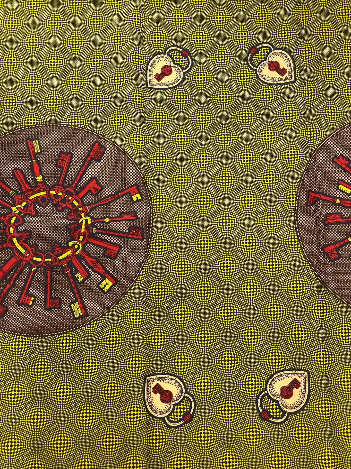 Polycotton African Fabric 6 Yards Soft Ankara Wax Print Material