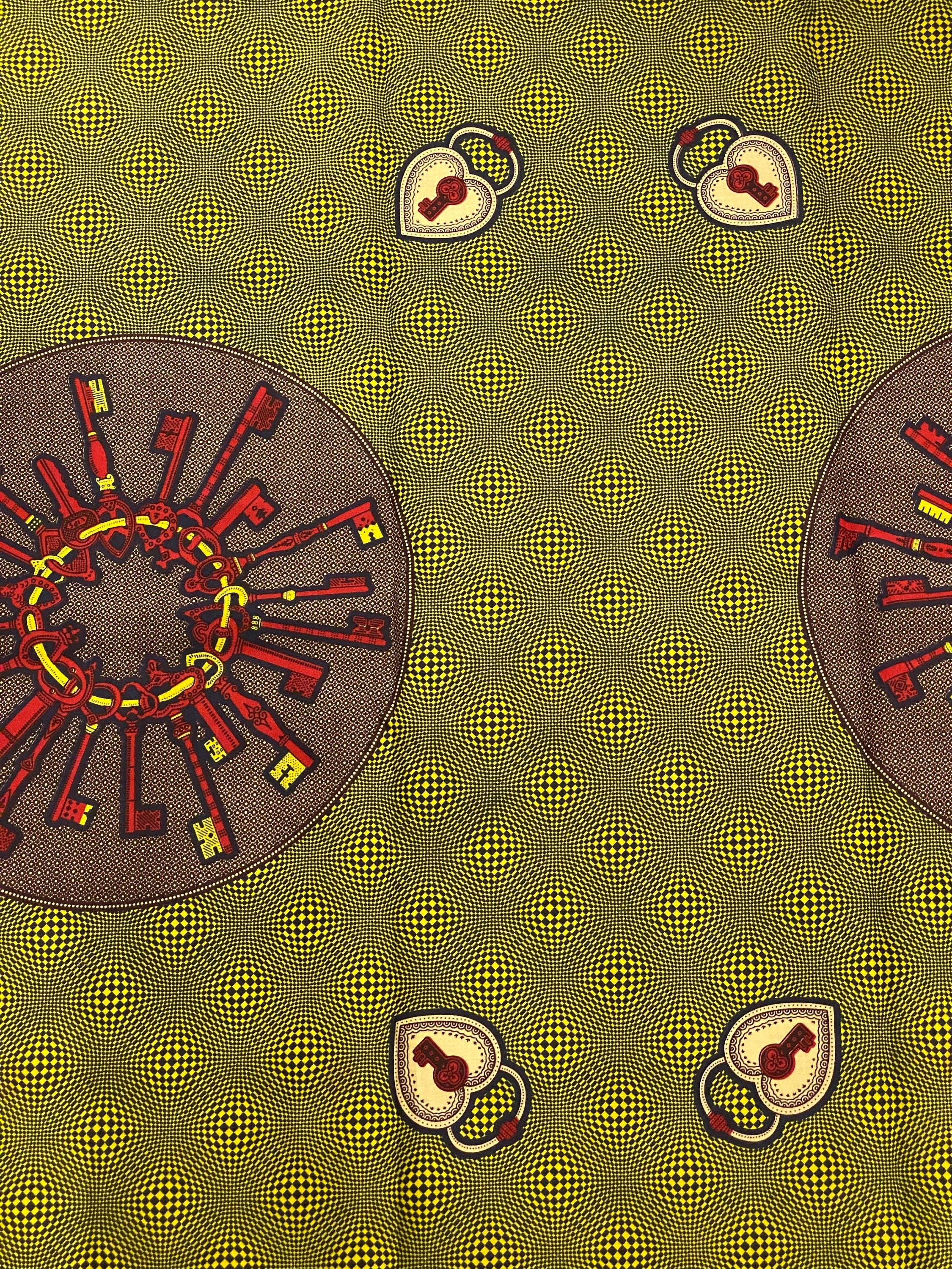 Polycotton African Fabric 6 Yards Soft Ankara Wax Print Material