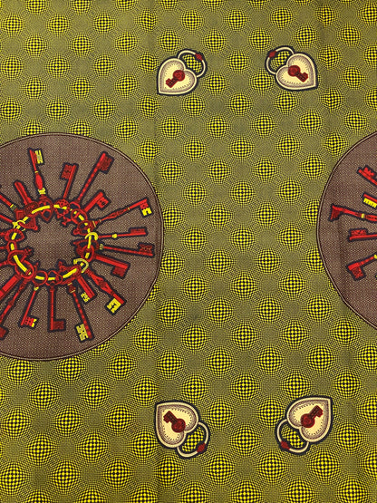 Polycotton African Fabric 6 Yards Soft Ankara Wax Print Material