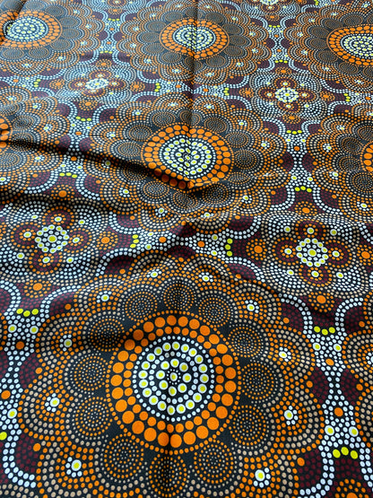 Polycotton African Fabric 6 Yards Soft Ankara Wax Print Material
