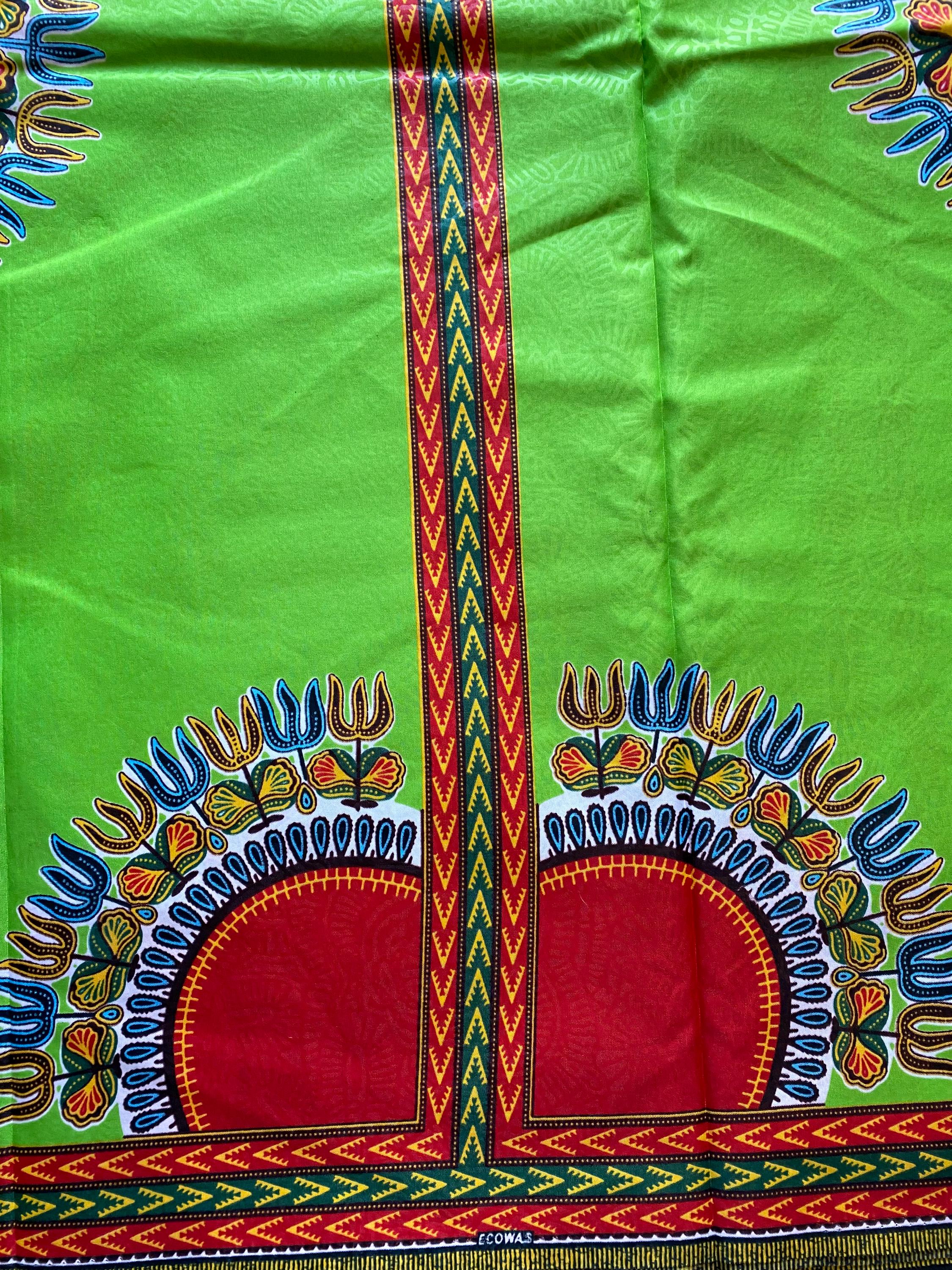 Ankara Wax Fabric Print - Daviva Dashiki Angelina African Cotton, 6 Yards
