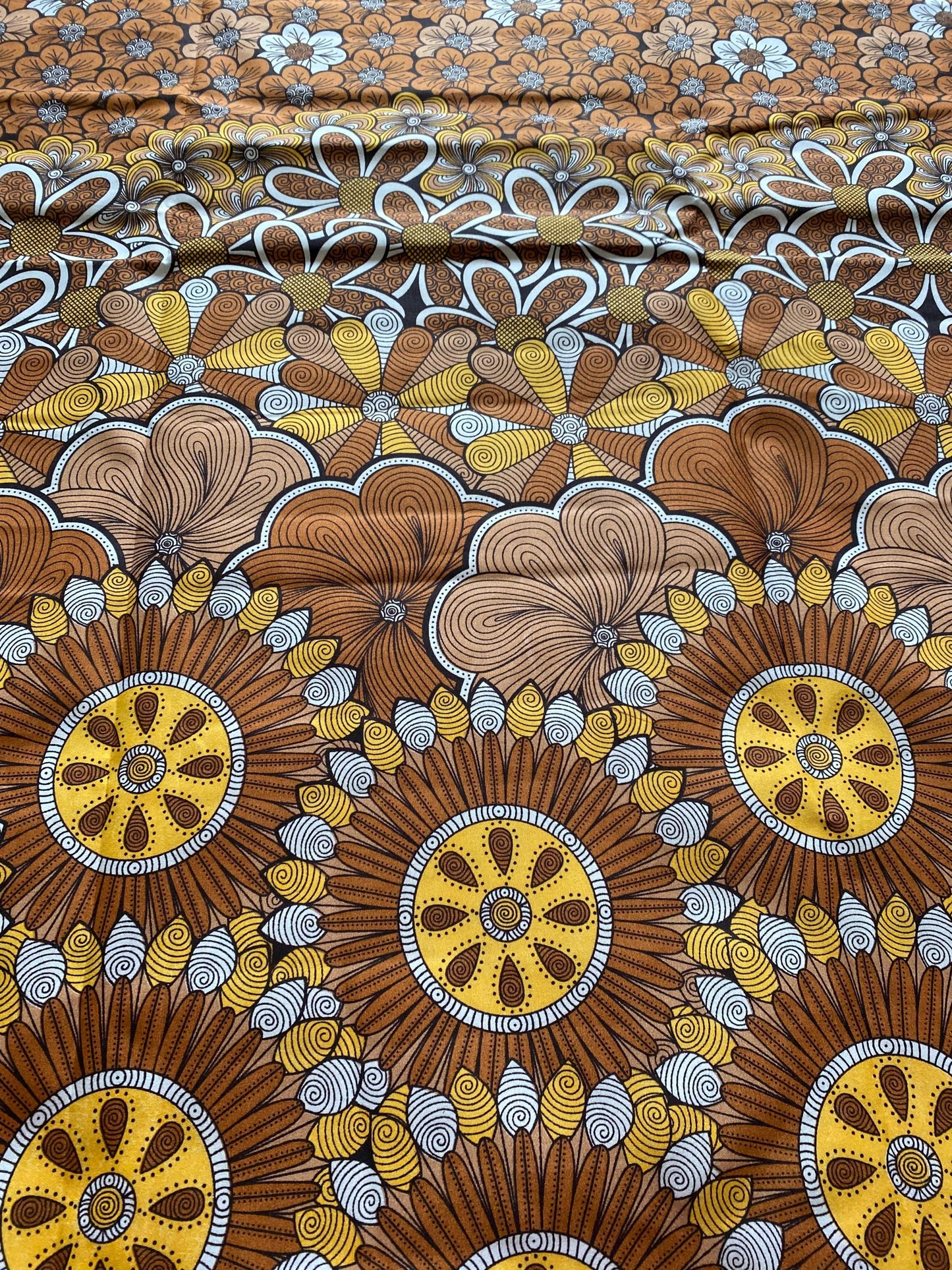 Polycotton African Fabric 6 Yards Soft Ankara Wax Print Material