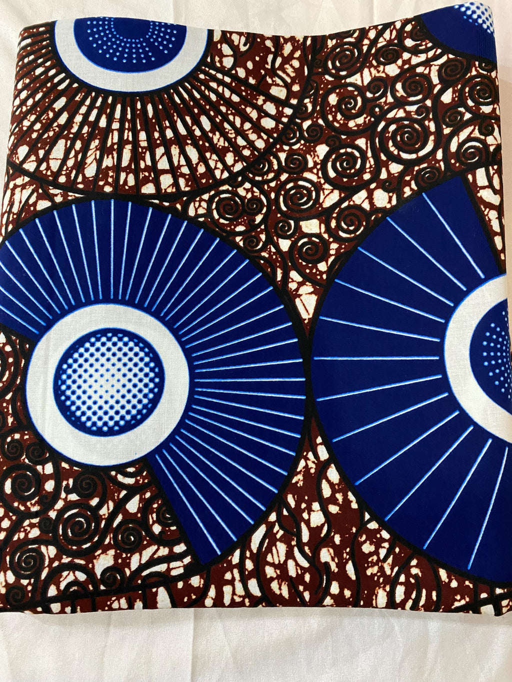 6 Yards 100% Cotton Ankara Wax Print Fabric African Print for Dressmaking, Quilting & Home Décor