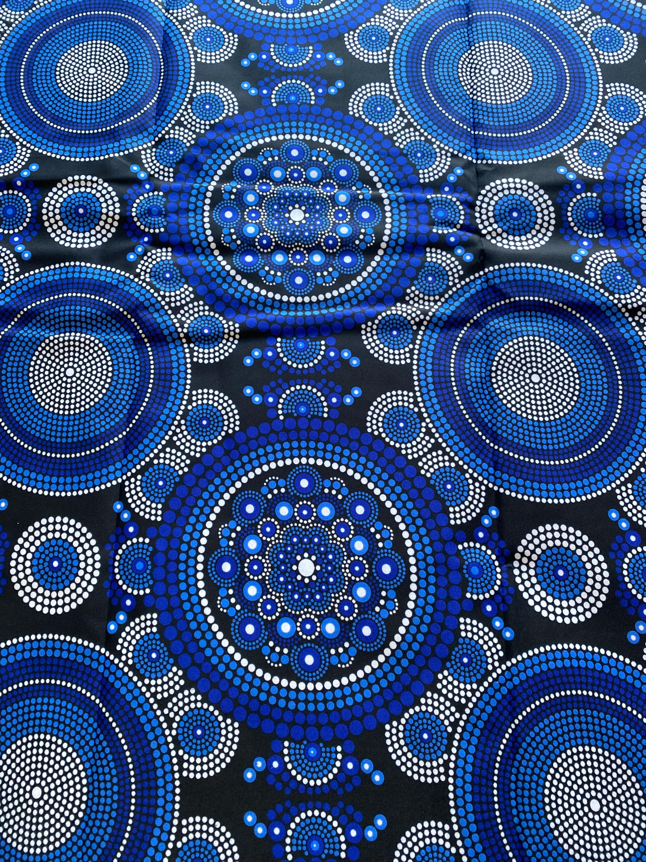 Polycotton African Fabric 6 Yards Soft Ankara Wax Print Material