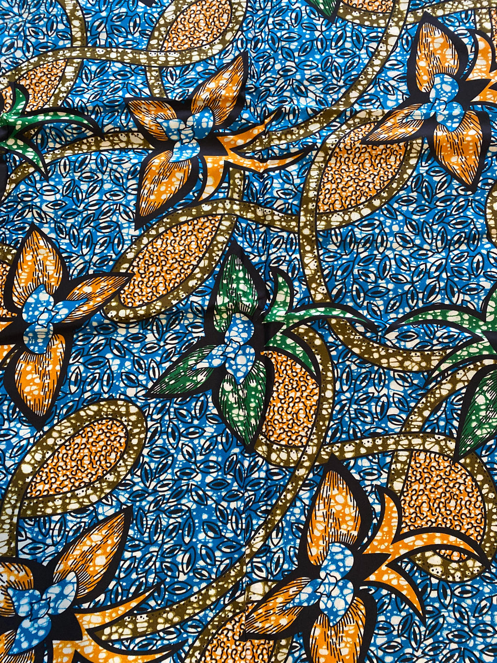 Polycotton African Fabric 6 Yards Soft Ankara Wax Print Material