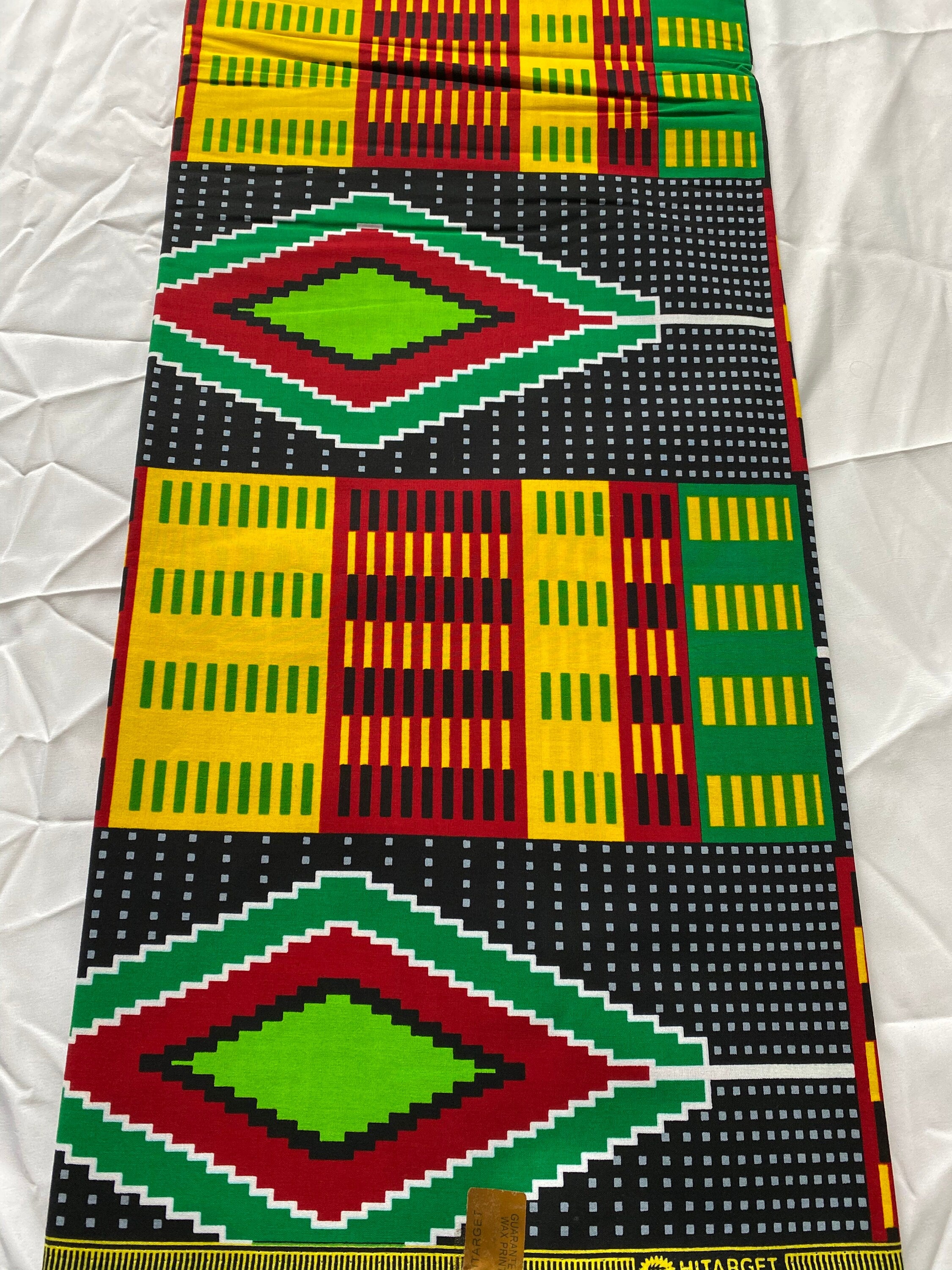 Genuine Kente top supreme wax African fabric.