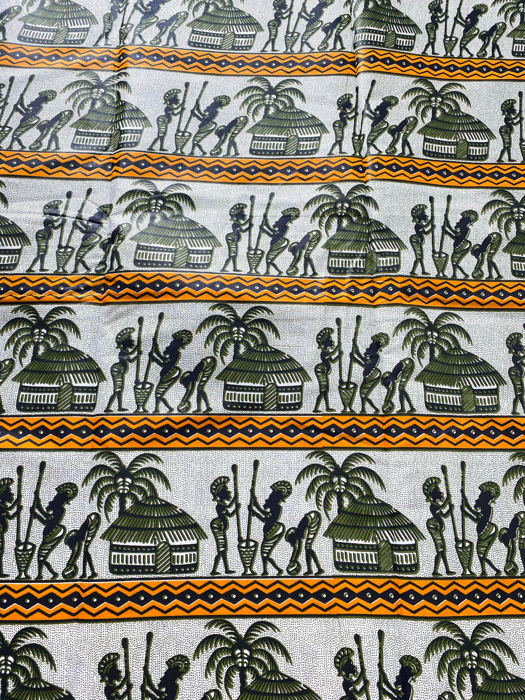 Mud Print Fabric 6 Yards African Tribal Wax Print Cloth
