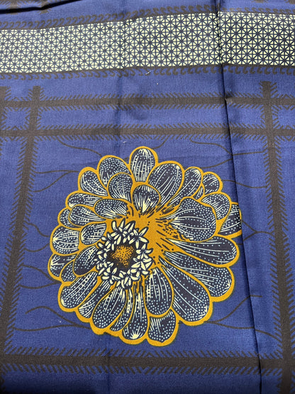 Polycotton African Fabric 6 Yards Soft Ankara Wax Print Material