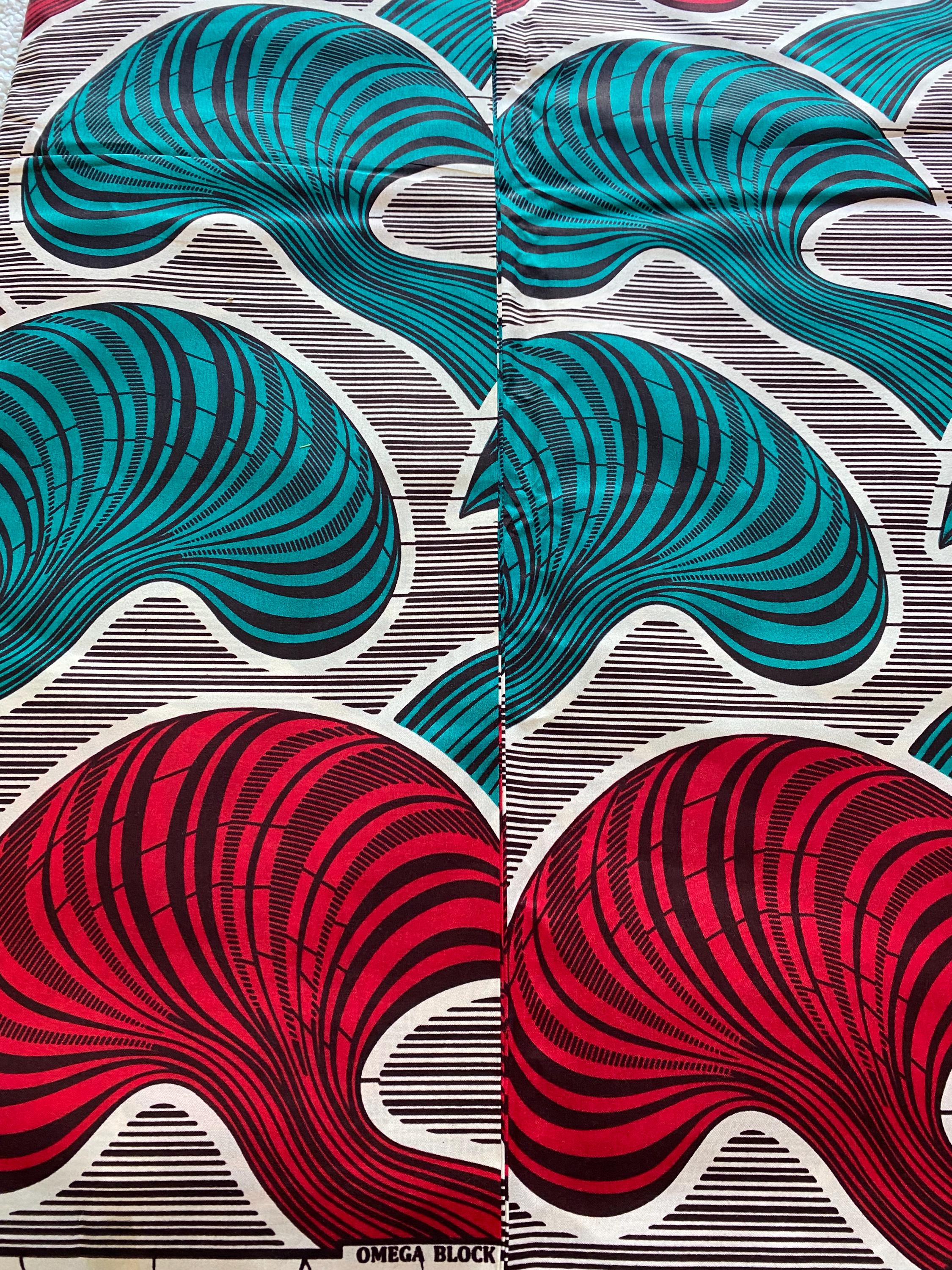 Ankara Fabric: Medium Weight African Print Polycotton, 6 Yards