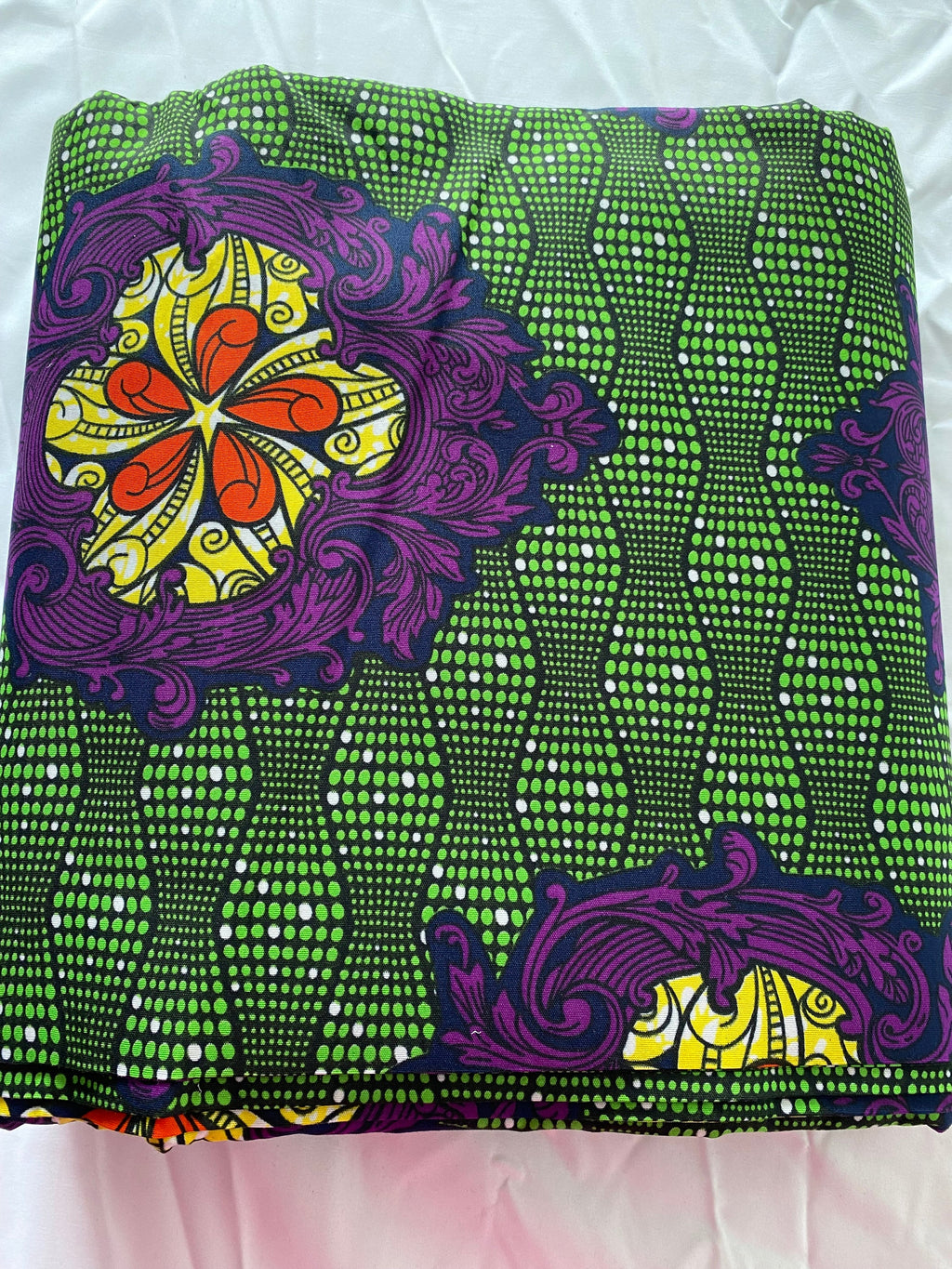 Polycotton African Fabric 6 Yards Soft Ankara Wax Print Material