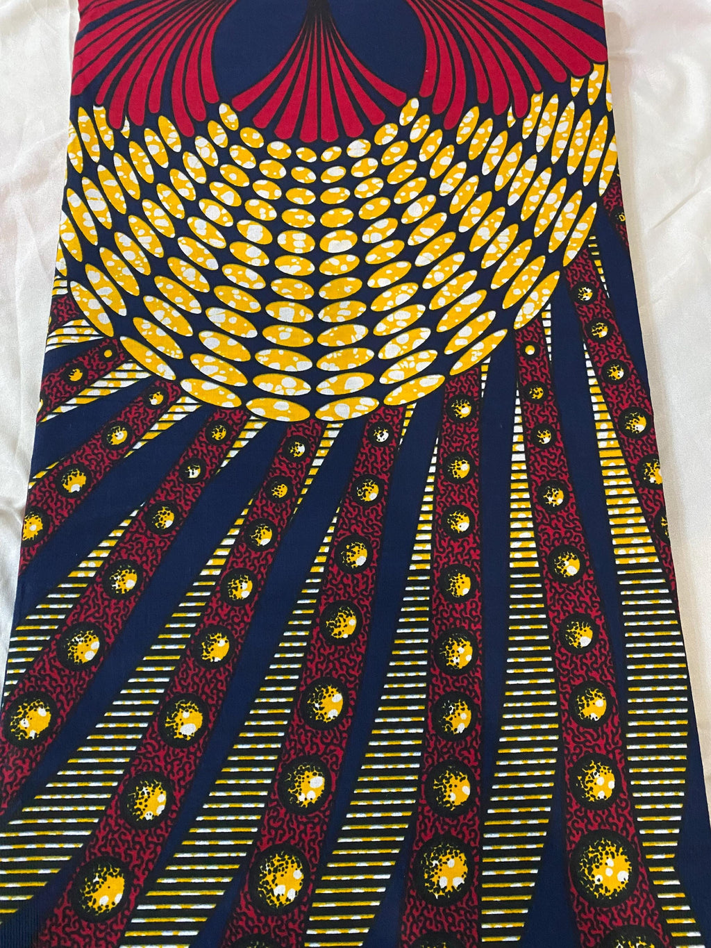 6 Yards 100% Cotton Ankara Wax Print Fabric African Print for Dressmaking, Quilting & Home Décor